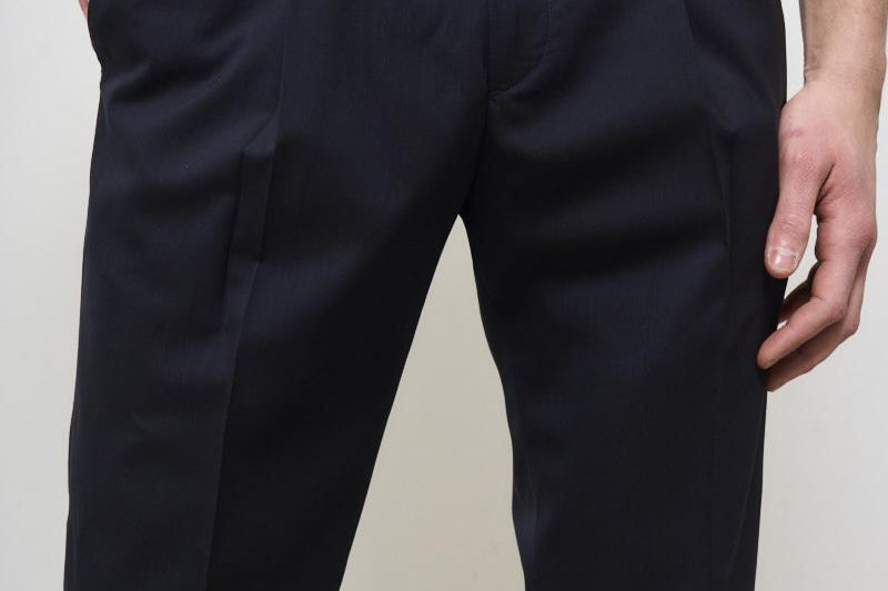 Pantalone uomo blu Tiberios. TIBERIOS 32508211 BRIGLIA 