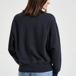 Felpa donna grigio antracite 11677 VTG3VINTAGEBLACK ANINE BING 
