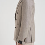 Giacca uomo doppiopetto in lana grigia 1SMC20K 070039T3042 TAGLIATORE 