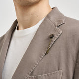 Giacca uomo monopetto tortora GL797MF 102595 SANTANIELLO 