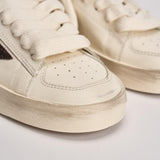 Sneakers donna Stardan bianca e strass GWF00128 F00793910318 GOLDEN GOOSE 