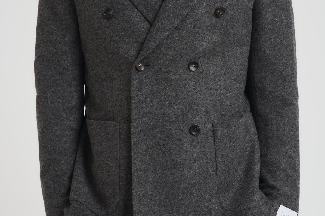 Giacca uomo doppiopetto antracite CASERTA JR06 BRERAS 