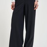 Pantalone donna gamba larga nero 26854 10BLACK RRD 