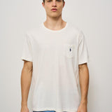 T-shirt uomo girocollo bianca 710964511 002 RALPH LAUREN 