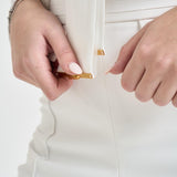 Camicia donna con foulard bianca CA146 360 ELISABETTA FRANCHI 