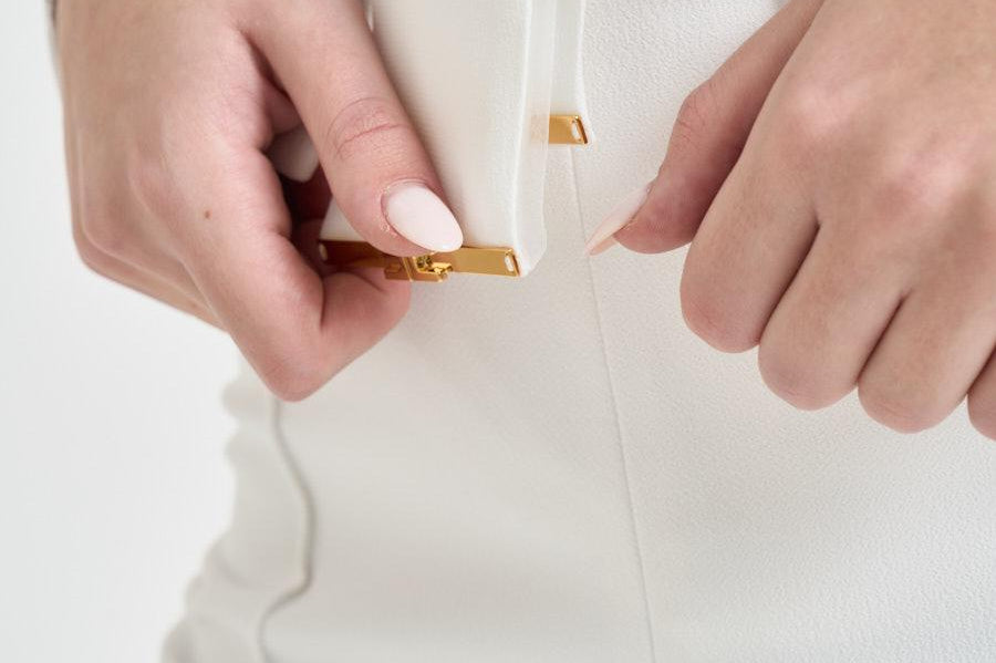 Camicia donna con foulard bianca CA146 360 ELISABETTA FRANCHI 