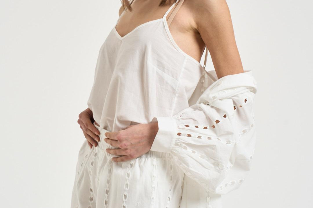 Abito a camicia donna Marianne bianco 11816 WTI26WHITE ANINE BING 