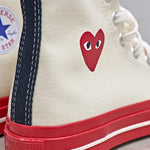 COMME DES GARCON PLAY K124OFFWHITE