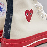 COMME DES GARCON PLAY K124OFFWHITE