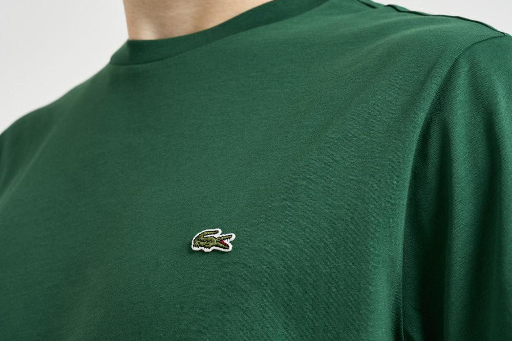 T-shirt uomo girocollo verde TH6709 132 LACOSTE 