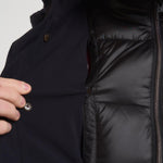 Piumino con cappuccio blu scuro F09MUCX581 18589 MONTECORE 