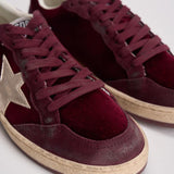 Sneakers Ballstar donna bordeaux GWF00117 F00747640533 GOLDEN GOOSE 