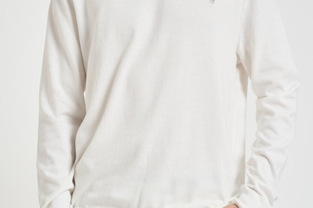 Maglia uomo girocollo bianca 710890558 506 RALPH LAUREN 