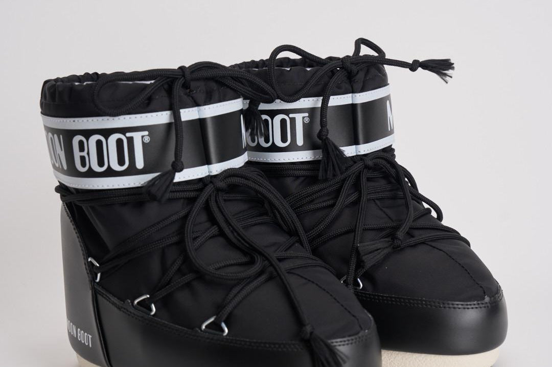 Stivale donna da neve nero in nylon 1409340 N001BLACK MOON BOOT 