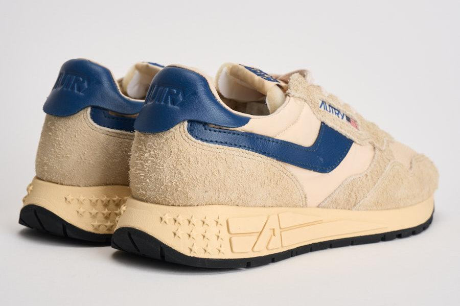 Sneakers reelwind low uomo beige e blu WWLM UT27 AUTRY 