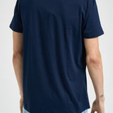 T-shirt uomo girocollo blu TH6709 166 LACOSTE 
