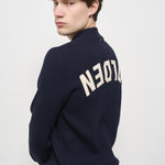 Maglia uomo girocollo blu GMP00841 P00066250486 GOLDEN GOOSE 