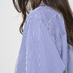 Camicia donna a righe celeste 211891419 001 RALPH LAUREN 