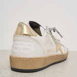 Sneakers donna Ball Star talloncino dorato GWF00117 F00078380608 GOLDEN GOOSE 