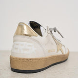Sneakers donna Ball Star talloncino dorato GWF00117 F00078380608 GOLDEN GOOSE 