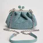 Clutch donna Pasticcino Bag small celeste PALMAS 001 MAX MARA 