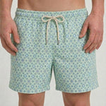 Costume uomo stampa geometrica verde acqua JOYFULLT 55 MC2 SAINT BARTH 