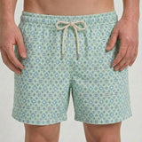 Costume uomo stampa geometrica verde acqua JOYFULLT 55 MC2 SAINT BARTH 