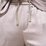 Pantaloni donna satinati rosa PT000008D 1985 HERNO 