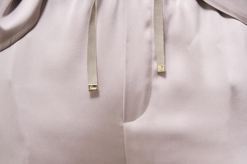 Pantaloni donna satinati rosa PT000008D 1985 HERNO 