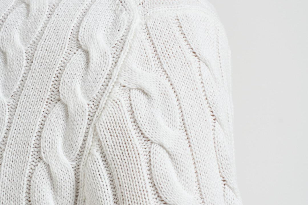 Maglia uomo a trecce bianca 710775885 033 RALPH LAUREN 