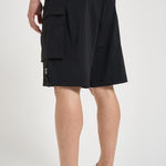 Bermuda uomo cargo nero 301 BLACK WOODBIRD 