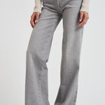 Jeans donna a palazzo in denim grigio 7UG20C66 U71BG 7 for all Mankind 