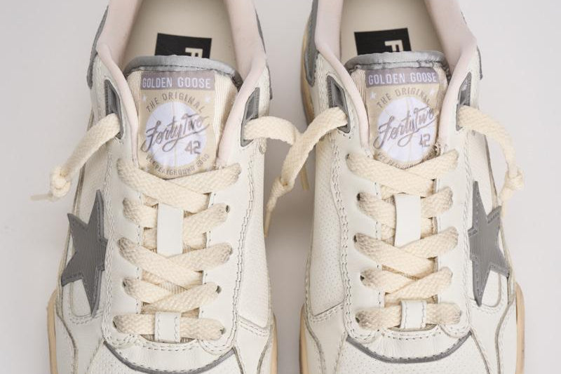 Sneakers donna Forty2 argento GWF00630 F00688610973 GOLDEN GOOSE 
