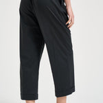 Pantalone donna in popeline nero L6SK86 Y69 LIVIANA CONTI 