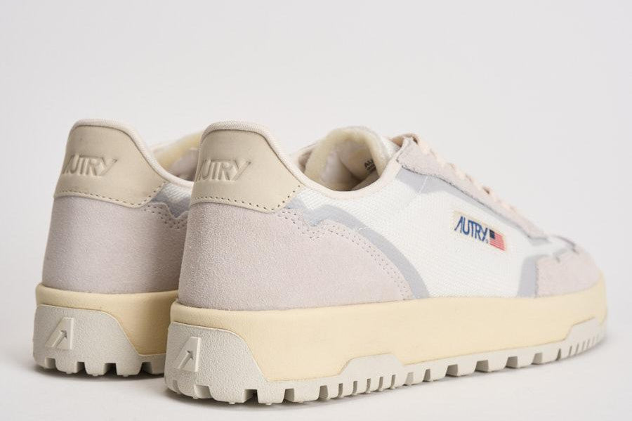Sneakers uomo Wildpace bianco e beige LDLM AK01 AUTRY 