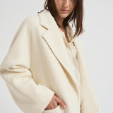 Cappotto donna Charlize lungo panna CHARLIZE E30007PANNA TAGLIATORE 