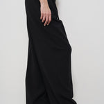Pantaloni donna neri baggy NEOTTIA 1032701 MAX MARA STUDIO 