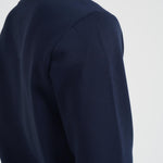 Felpa uomo girocollo in pile blu SH9608 166 LACOSTE 