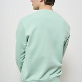 Felpa uomo girocollo verde acqua 710916689 012 RALPH LAUREN 