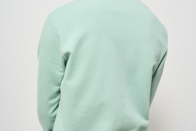Felpa uomo girocollo verde acqua 710916689 012 RALPH LAUREN 
