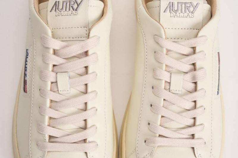 Sneakers uomo Dallas panna e marroni ADLM MR16 AUTRY 