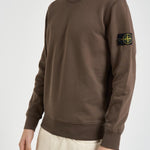Felpa uomo girocollo marrone 6100060 S0051V007C STONE ISLAND 