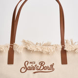 Borsa donna City in canvas ecru CBF0001 CANVAS1018 MC2 SAINT BARTH 