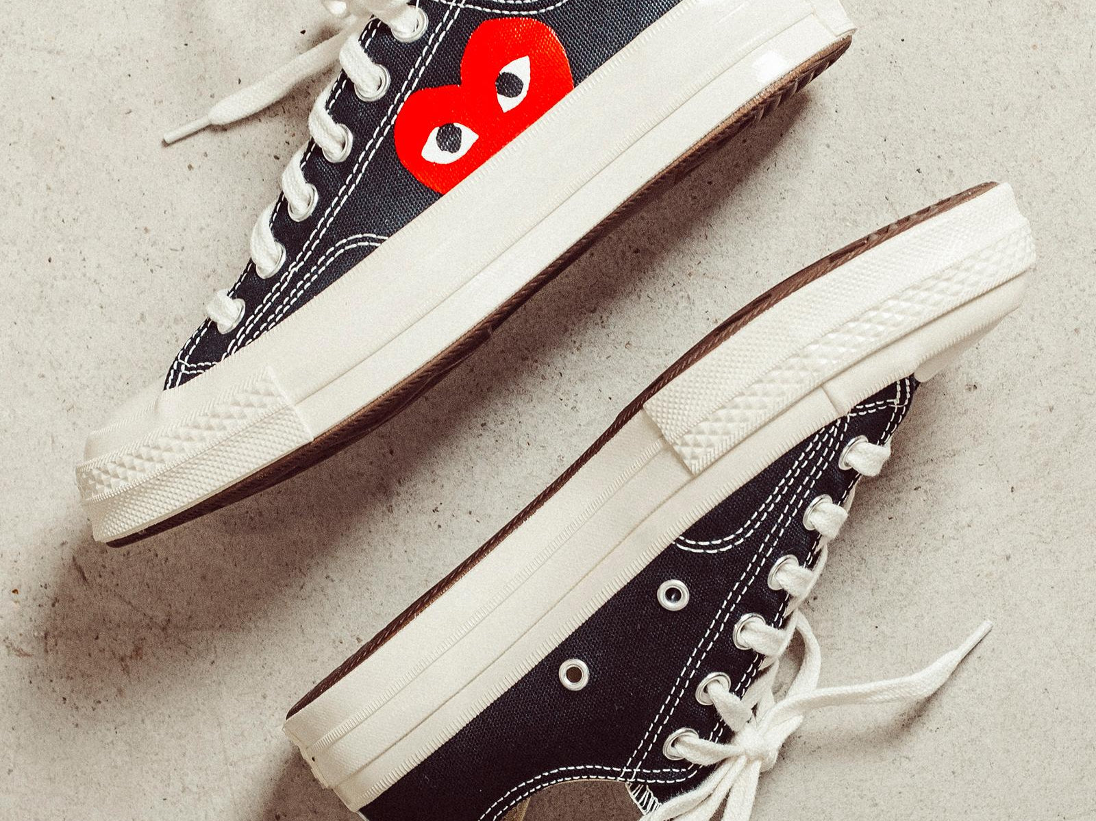 Converse x Comme des Garçons PLAY Sneaker bassa Chuck 70 K111 BLACK COMME DES GARCON PLAY 