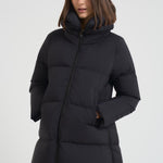 Piumino donna midi trapuntato nero PI001959D 9300 HERNO 
