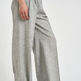 Pantalone donna palazzo grigio mélange 106918 A3ASZZ2 PINKO 