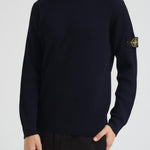 Dolcevita uomo a costine blu 5100052 S00C2V0020 STONE ISLAND 