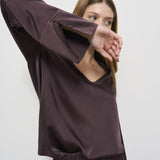 Camicia donna Lava marrone 13580 LAVA8014 FORTE FORTE 