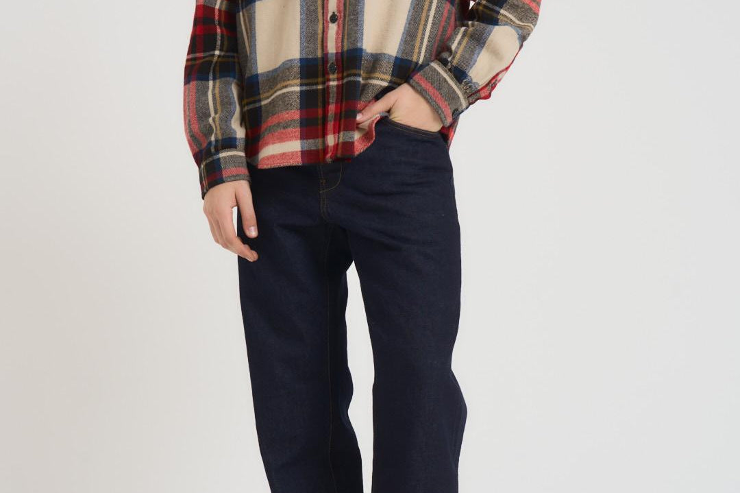 Camicia uomo in flanella a quadri rossa 710981126 001 RALPH LAUREN 