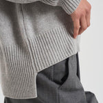 Maglione girocollo donna in cashmere 201726 DOVEGREY LISA YANG 